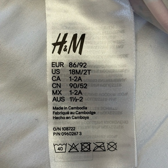 H&M x Angela McKay Swimsuit 18M/2T - Picture 4 of 5